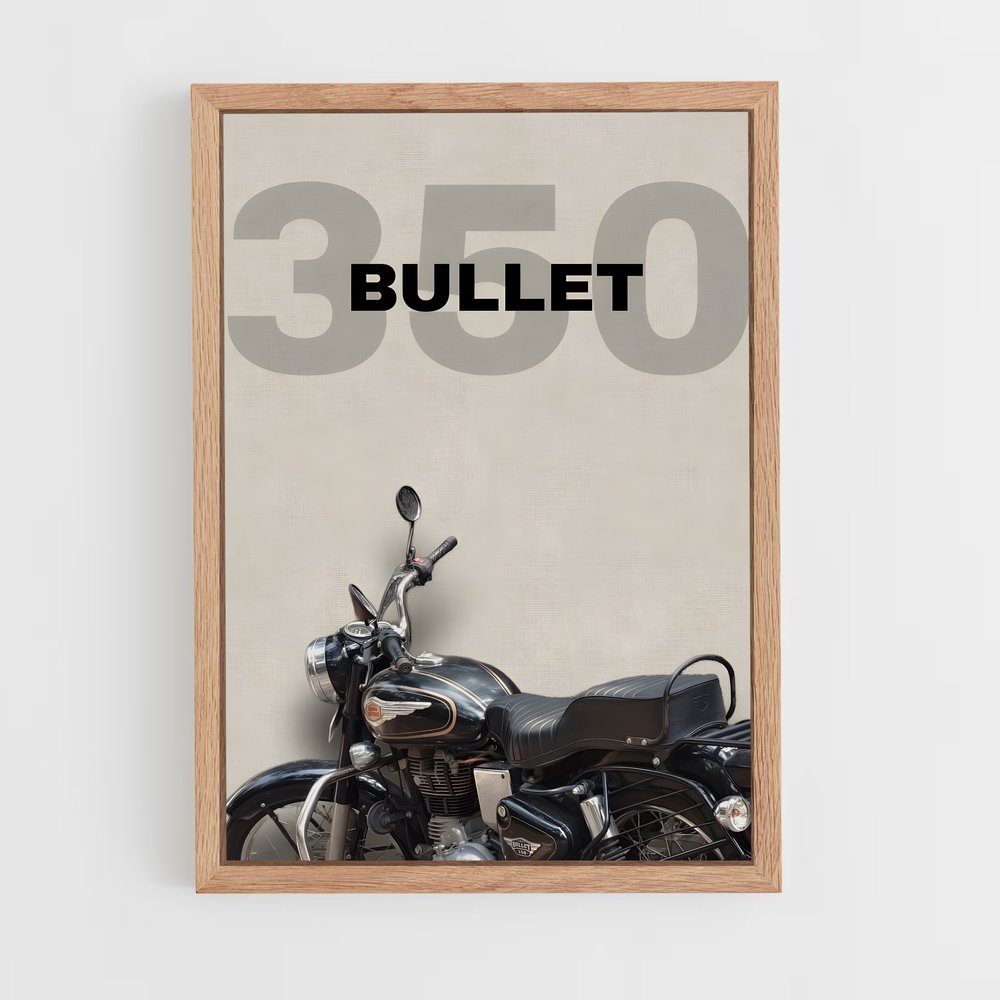 Poster Éblouissant Bullet – affiche Royal Enfield (vue 4)